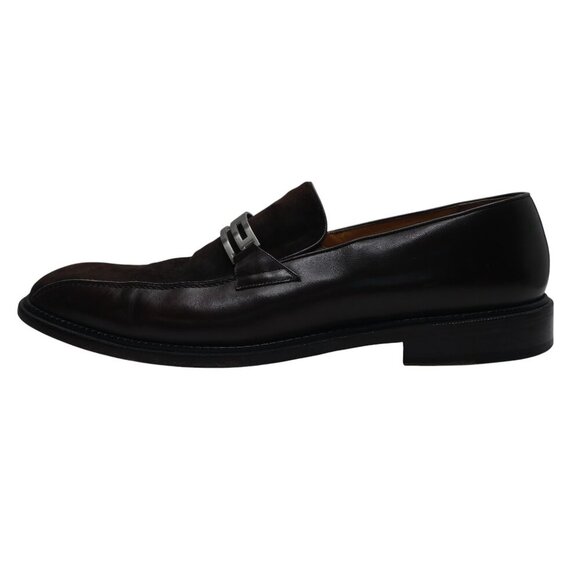 Paolo de Marco Brown Leather Suede Buckle Loafers Dress Shoes Mens 16 main image 13